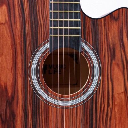 Acoustic guitar Music Life SD-H38Q, brown-2