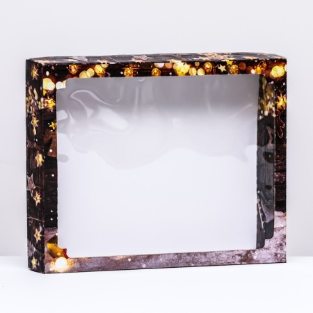 Box a team cover is, with a window, "fulfillment of desires", 26 x 21 x 4 cm
