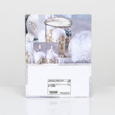 Laminated "candles and gifts", 11.5 x 14.5 x 6 cm-1