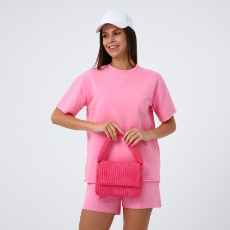 Youth bag on magnet, pink color-6