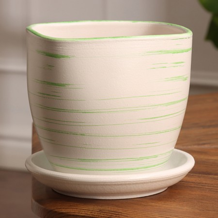 Flower pot "shrub" painting 1.4 liters