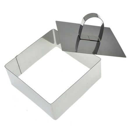 Culinary form "Square", 10x10x4 cm, with a press-4