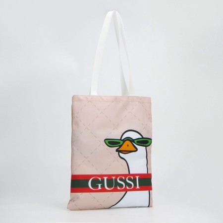 GUSSI-gossi bag without lightning, without lining, beige color-3