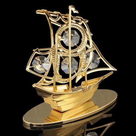 Souvenir "Ship", 4.5 × 10 × 9 cm, with crystals-2