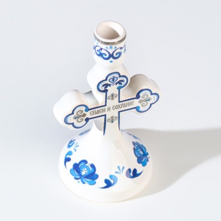 Cross Cross "Gzhel", ceramics-3