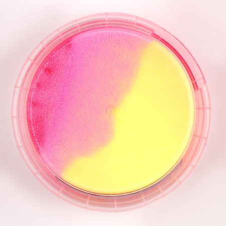 Slime "Zepfirka", yellow and Magenta color, 100 g-3