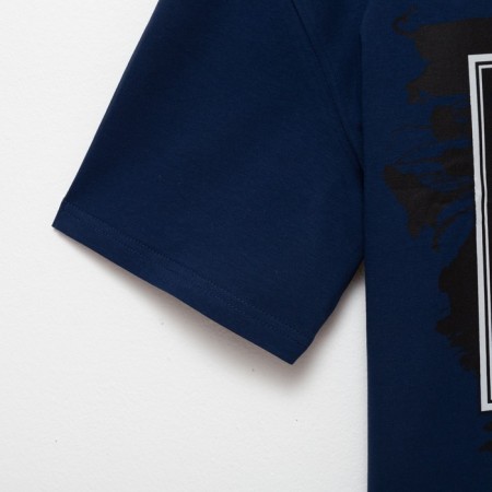 Men's T-shirt Minaku "Key" Blue color, rn 50-9