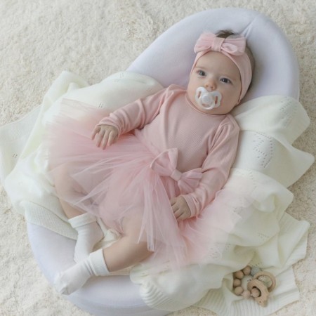 Body dress with a Kinderlitto “Trio” head, height 80-86 cm, light pink color-4