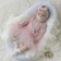 Body dress with a Kinderlitto “Trio” head, height 80-86 cm, light pink color