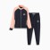 Women's costume (sweatshirt/pants), dark blue/pink color, size 50-52