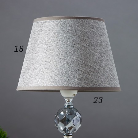 Table lamp 16715/1br E27 40W chromium/brown 22.5x22.5x36 cm Risalux-3