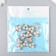 Decor for creativity plastic "3 pearls with colored rhinestones" set of 12 pcs 2x2 cm