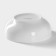 Porcelain shade "Ptashka" 600 ml, d = 15.2 cm, white color