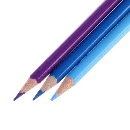 Pencils of 12 Faber-Castell Eco 1205 7/2.8 mm colors, three-sided housing, with a sharpener-3