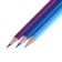 Pencils of 12 Faber-Castell Eco 1205 7/2.8 mm colors, three-sided housing, with a sharpener