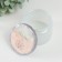 Bank for candles glass with a lid "Relax" 120 ml white, round 5x7x7 cm