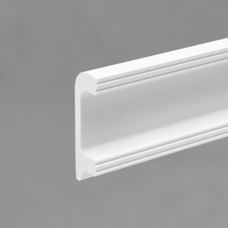 Floor skirting board for painting with an increased distance from the wall 1 UHD 38/80W 2000x80 mm-1