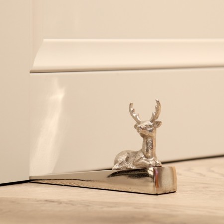 Stopper door "deer" aluminum 16.5x5x9 cm-5