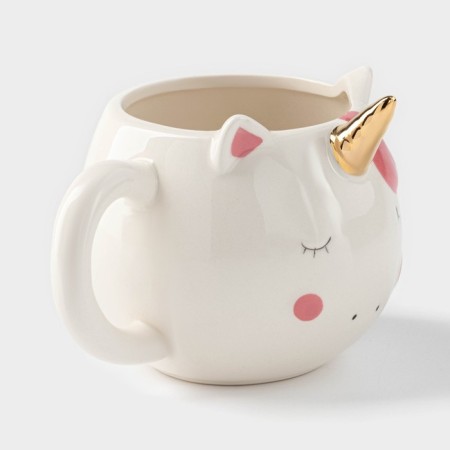 Mug "unicorn", 550 ml, white color-1