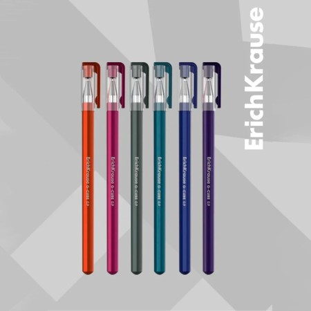 A set of gel pens 6 colors Erichkrause "G-Cube Stick Metallic" needle node 1.0 mm, metallic mix-7