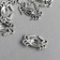 Decor Metal for creativity "Crab" silver 1183 1.2x1.8 cm