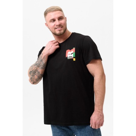 Male T -shirt, size 56, black color