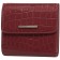 Nice wallet, glossy skin, color red crocodile