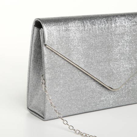 Female bag on a magnet, silver color-3