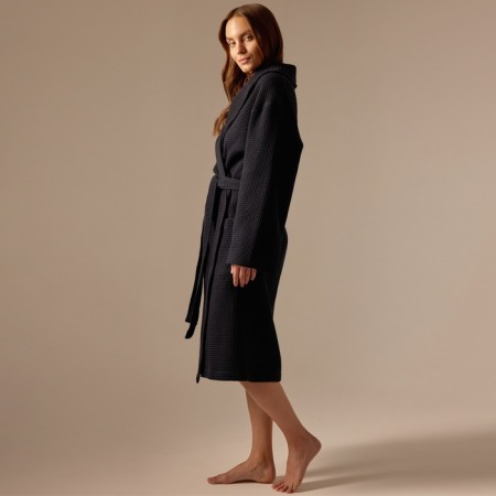 Welfare Women's bathrobe SL Home: Basic "Dark Mare", size M, 100% cotton, 300 g/m2-4