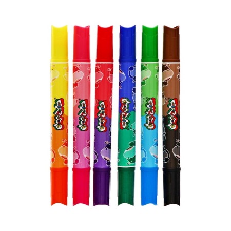 Flomasters 12 colors "Kalyak-Malyak", bilateral-4