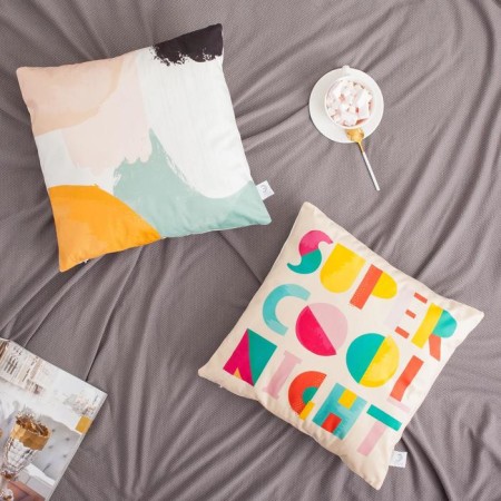 Decorative pillowcase "Ethel" Aurora 40x40 cm, 100% p/e, velor-1