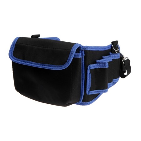 Tundra tool bag on the belt, 3 loops, a pocket for equipment, a drill holder-4