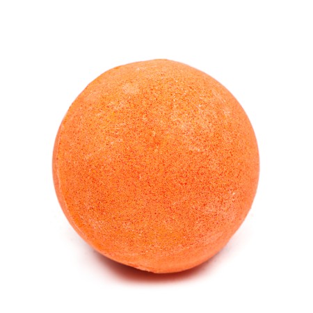 Bombing for a bath, orange, with a gold strip, 110 g-1