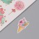 Stickers Paper "Heart" set 2 sheets 20x15 cm