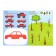 A set of reusable books with the marker “Write and Style. Entertaining games on the road ”, 2 pcs. 12 p.
