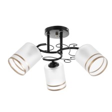 Marty chandelier 3he27 40w Black 48x48x26 cm