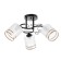 Marty chandelier 3he27 40w Black 48x48x26 cm