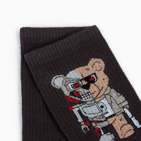 Male socks, graphite color, size 29-31 (45-47)-1