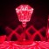 Table lamp with Somani PDU LED 16 colors USB 11x11x25 cm Risalux