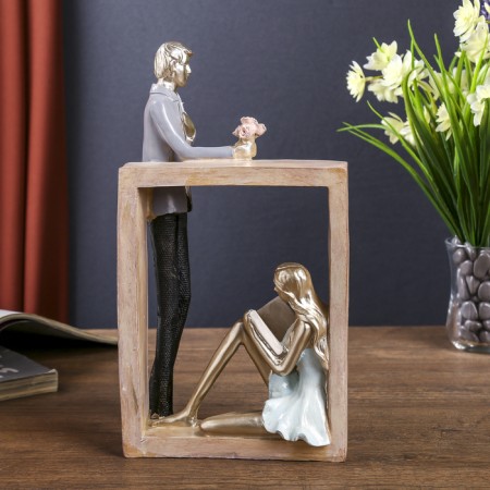 Souvenir Polystone "Recognition of Love" 26x14x9 cm-5