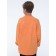 Sweatshirt for boys, height 134 cm, orange color