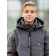 Park jacket for a boy, height 140 cm, color black graphite