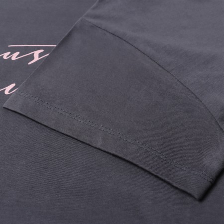 Homemade set (T-shirt, shorts), graphite color Pink strip, river 52-3