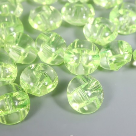 Buttons plastic on midnight "Yellow crystal" 1.3x1.3 cm set 35 pcs 4.8x3.7x3.7 cm-1