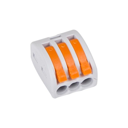 Universal terminal Rexant QMC 222-413, 3-wire, gray, 0.08-2.5/4 mm2, 5 pcs-3