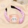 Hair rim "Jones" heart, 2.5 cm, pink