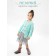 Cardigan Children's Knit, height 116 cm, mint color