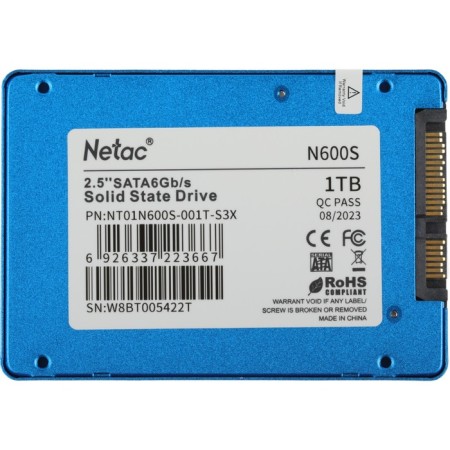SSD NETAC SATA-III 1TB NT01N600S-001T-S3X N600S 2.5 "