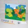 Picture on numbers for children "Dinomir", 20 x 28.5 cm