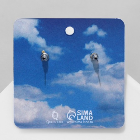 Emall earrings "Flowers", colored-2